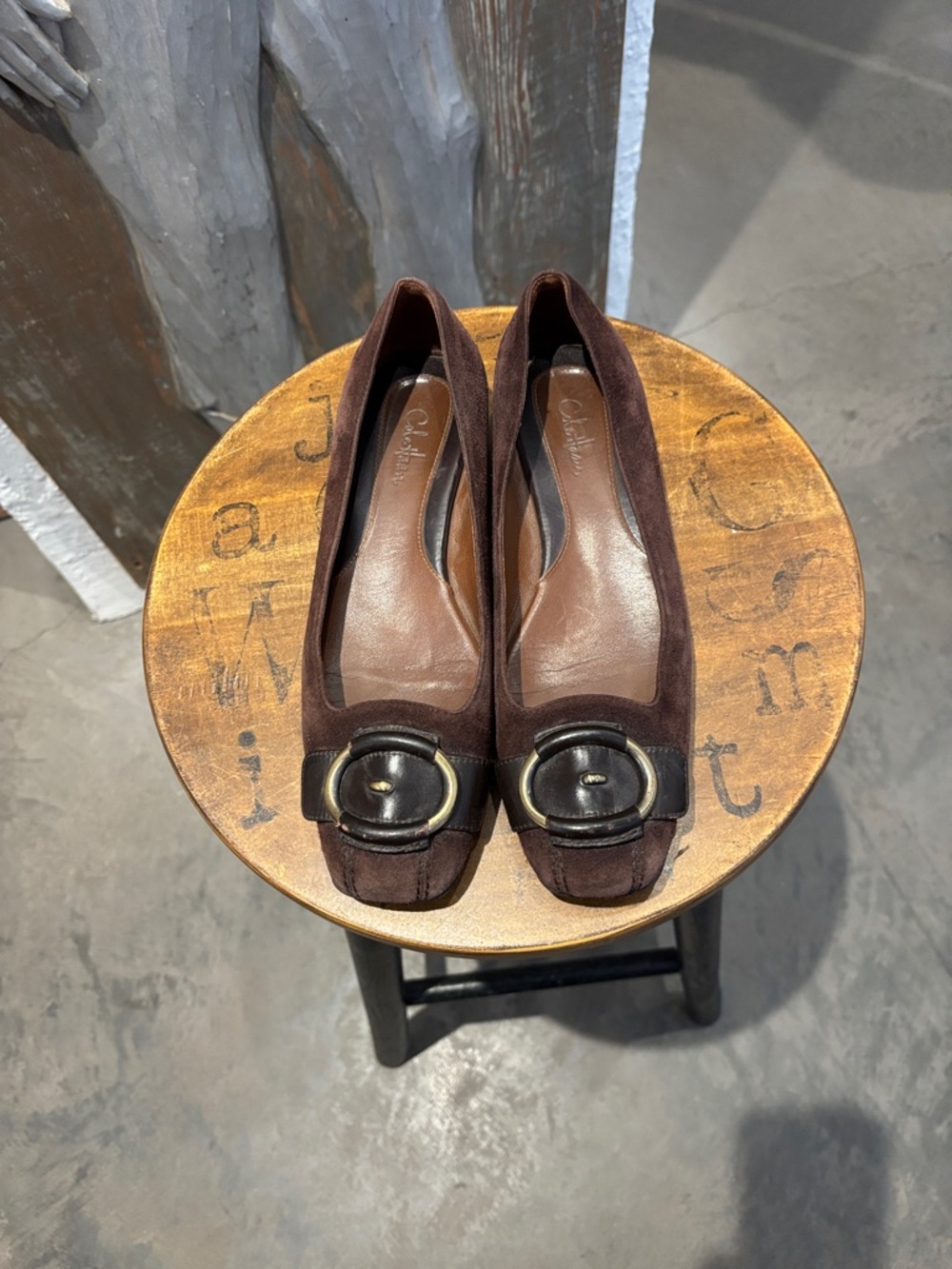 New Cole Haan  suede shoes